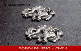 Menuki 007 - DRAGON DE HIELO - Plata