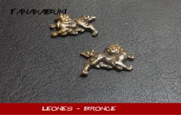 Menuki 009- LEONES - Bronce