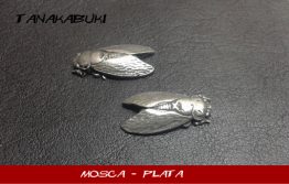 Menuki 010 CIGARRA - Plata