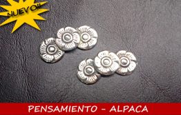 Menuki 012 - PENSAMIENTO - Alpaca