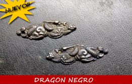 Menuki 014- DRAGON NEGRO