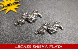 Menuki 017 - LEONES SHISHA - PLata