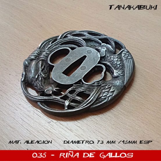 Tsuba 035_c - GALLOS - Imagen 2