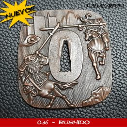 Tsuba 036 - BUSHIDO