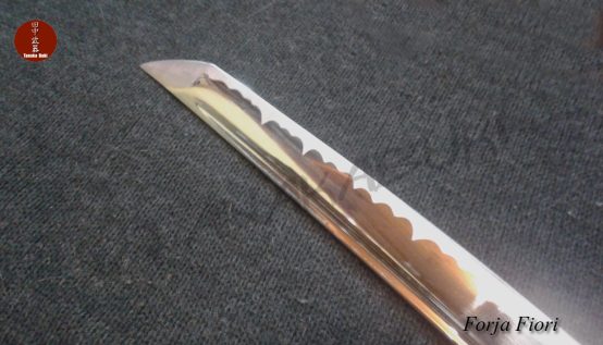 WAKIZASHI ARTESANAL - Acero 5160 - Imagen 3