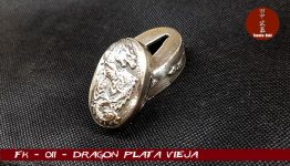 Fuchigashira 011- Dragón - Plata Avejentada