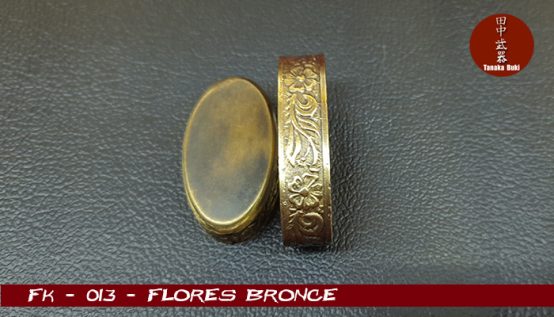 Fuchigashira 013 - Flores - Bronce - Imagen 3