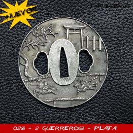 Tsuba 028 - 2 GUERREROS