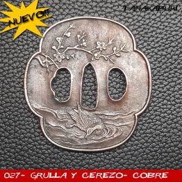Tsuba 027 - CEREZO & GRULLA